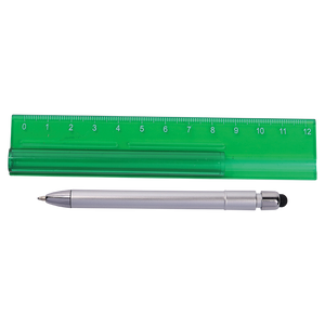 Translucent Ruler with Stylus Pen