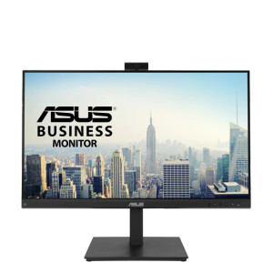 ASUS 27” 1080P Video Conference Monitor (BE279QSK) - Full HD; IPS; Built-in Adjustable 2MP Webcam; Mic Array; Speakers; Eye Care