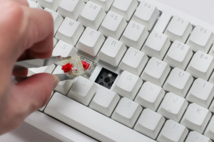 Ducky Keyboard Zero 6108 100% -White- Cherry MX2A Blue 