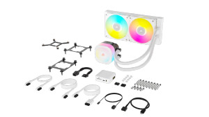 Corsair iCUE LINK TITAN RX RGB, All-in-one liquid cooler, 12 cm, 300 RPM, 2100 RPM, White Corsair iCUE LINK TITAN RX RGB, All-in-one liquid cooler, 12 cm, 300 RPM, 2100 RPM, White