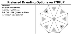 8 Panel Golf Umbrella - 77IGUPA