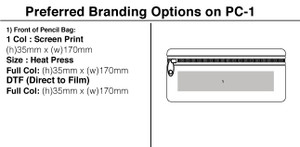 Standard Pencil Bag - PC1(600D) Standard Pencil Bag - PC1(600D)