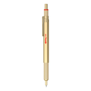 rOtring 600 Ballpoint Pen - Gold Medium Nib Black Ink-RS2183911 rOtring 600 Ballpoint Pen - Gold Medium Nib Black Ink-RS2183911