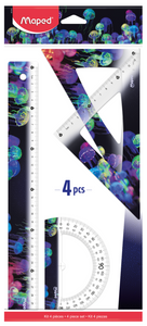 MAPED Deepsea Drawing Set 4Pc-981833 MAPED Deepsea Drawing Set 4Pc-981833