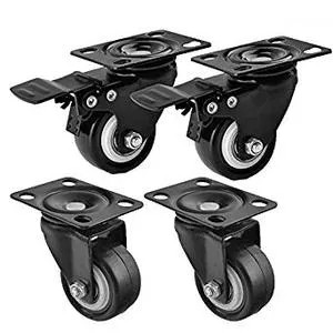 RCT SET OF 4X CASTOR WHEELS 2X LOCKABLE RCT SET OF 4X CASTOR WHEELS 2X LOCKABLE