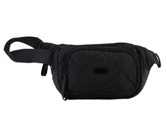 Quilted Double Pocket Moon Bag  - GSR - P2710B