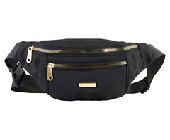 Triple Zip Moon Bag - GSR - P2720Bc