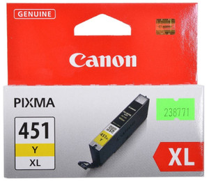 Canon-Ink-CLI-451 XL Y-iP7240/ MG5440/ MG5540/MG5640/ MG6340/MG7140/MG7540/ MX924/ IX6840/ iP8740- Yield 695 - TAR - 6475B001AA-TAR