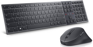 Dell Collaboration Keyboard and Mouse - KM900 - US International (QWERTY) - TAR - 580-BBCZ-TAR