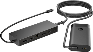 HP Universal USB-C Hub and Laptop Charger Combo - TAR - 9H0H9AA-TAR