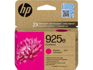 HP 925e EvoMore Magenta Original Ink Cartridge - TAR - 4K0W1PE-TAR