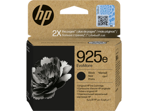 HP 925e EvoMore Black Original Ink Cartridge - TAR - 4K0W3PE-TAR