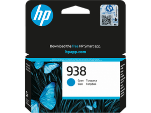 HP 938 Cyan Original Ink Cartridge - TAR - 4S6X5PE-TAR