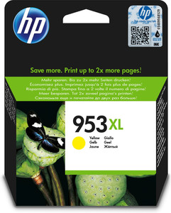 HP 953XL High Yield Yellow Original Ink Cartridge - TAR - F6U18AE-TAR