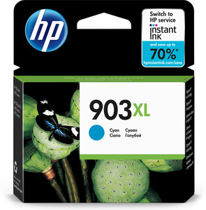 HP 903XL High Yield Cyan Original Ink Cartridge - TAR - T6M03AE-TAR