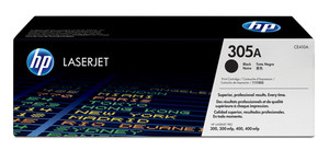 HP 305A Black LaserJet Toner Cartridge for LaserJet Pro 300 and 400 Color Series - TAR - CE410A-TAR