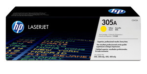 HP 305A Yellow LaserJet Toner Cartridge for LAserJet Pro 300 and 400 Color Series - TAR - CE412A-TAR