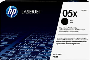 HP 05X High Yield Black Original LaserJet Toner Cartridge - CE505X-TAR
