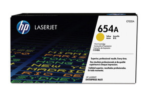 HP 654A Yellow Toner Cartridge - TAR - CF332A-TAR