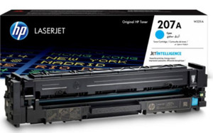 HP 207A Cyan LaserJet Toner Cartridge - Color LaserJet Pro M225/MFP M283 - TAR - W2211A-TAR