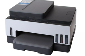 HP Smart Tank 750-Print, Scan; Copy-up to: 15/9 ppm; Automatic Duplex; 250-Sheets Close Tray; 100-Sheet Output Tray; Dua - TAR - 6UU47A-TAR