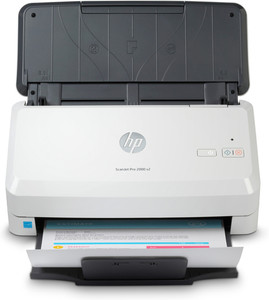 HP ScanJet Pro 2000 s2Single function Sheet-feed Scanner. Fast scan speeds up to 35ppm and 70 ipm 50-page automatic feed - TAR - 6FW06A-TAR