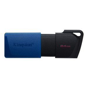 Kingston 64GB USB3.2 Gen 1 DataTraveler Exodia M (Black + Blue) - TAR - DTXM/64GB-TAR