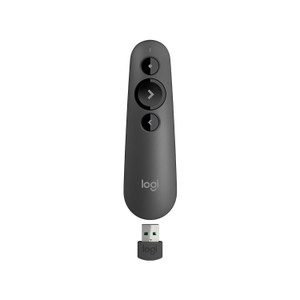 Logitech R500s Red Laser Presentation Remote with Wireless Mini Receiver Simple three-button design with red laser point - TAR - 910-005843-TAR