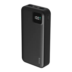 Snug Square Digital PD Powerbank - 20000mAh Stay powered on the go! Charge up to 3 devices simultaneously via USB ports, - TAR - SNPB-20000PD-SQ-TAR