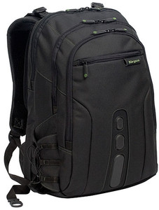 Targus 15.6in Ecospruce Backpack Convenient quick access pocket includes key clip, pen loops, business card holder, acce - TAR - TBB013EU-TAR