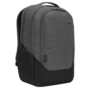 Targus - Cypress Eco Backpack 15.6" Grey Made from 26 recycled plastic water bottles Dedicated padded laptop compartment - TAR - TBB58602GL-TAR
