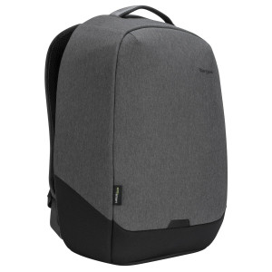 Targus - Cypress Eco Security Backpack 15.6" Grey Made from 26 recycled plastic water bottles Dedicated padded laptop co - TAR - TBB58802GL-TAR