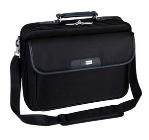 Targus Notepac 15.6in Clamshell Notebook Case Padded notebook computer compartment, Reinforced cushioned handle , Non-Sk - TAR - CN01-TAR