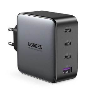 Ugreen 4 Port GaN PD Home Charger - 100W Type-C port with Power Delivery 3.0. fast charge your PD compatible devices. Ma - TAR - UG-CD226-40747-TAR