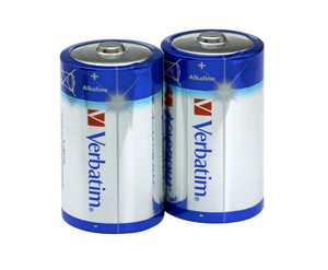 Verbatim D Alkaline Batteries 2Pk - TAR - 49923-TAR