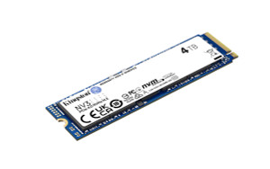 Kingston 4000G NV3 M.2 2280 PCIe 4.0 NVMe SSD - TAR - SNV3S/4000G-TAR