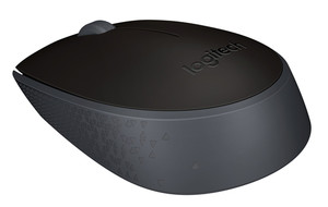 Logitech M171 Wireless Mouse - Black. Wireless mouse with 10m range, 1000 DPI sensor, and ambidextrous shape. Simple plu - TAR - 910-004424-TAR