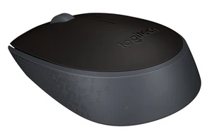 Logitech M171 Wireless Mouse - Black. Wireless mouse with 10m range, 1000 DPI sensor, and ambidextrous shape. Simple plu - TAR - 910-004424-TAR