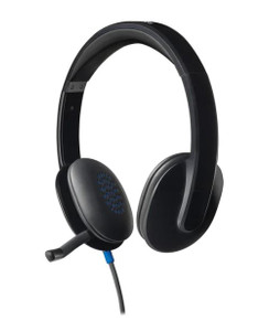Logitech H540 USB Computer Headset with HD Sound and On-Ear Controls. HD audio with laser-tuned drivers and integrated E - TAR - 981-000480-TAR