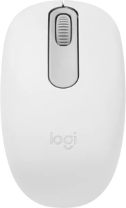 Logitech M196 Bluetooth Mouse - White Silent Bluetooth mouse with noise-reduced buttons and compact design. 1000 DPI tra - TAR - 910-007460-TAR