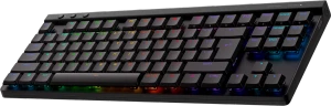Logitech G 920-012538, Wired & Wireless, USB + RF Wireless + Bluetooth, Mechanical, QWERTY, RGB LED, Black