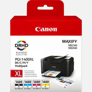 Canon Ink PGI-1400XL BK/C/M/Y EMB Multi - CB - TAR - 9185B007AA-TAR