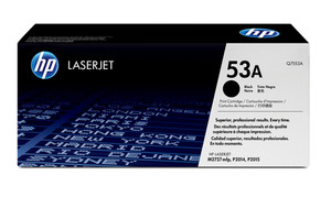 HP 53A LaserJet P2015 Black Print Cartridge Prints approximatetly 3 000 PGS Using the ISO/IEC 19752 Yield Standard - TAR - Q7553A-TAR