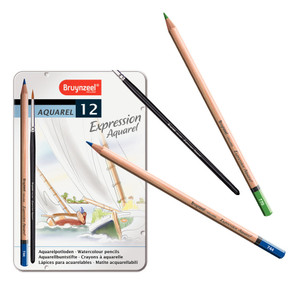 BRUYNZEEL Expression Graphite Pencils Tin 12 2.2mm-3.6mm Core BRUYNZEEL Expression Graphite Pencils Tin 12 2.2mm-3.6mm Core