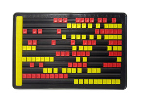 CROXLEY CREATE Abacus 12x10 Plastic Beads - 2 Colour-ABA0029