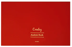 CROXLEY JD9040 Analysis Book 40 Cash Columns On Two Pages Each-ANA9040
