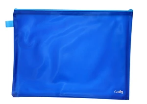 CROXLEY CREATE Bright PVC NEON Book Bag (Blue)-BAG1504