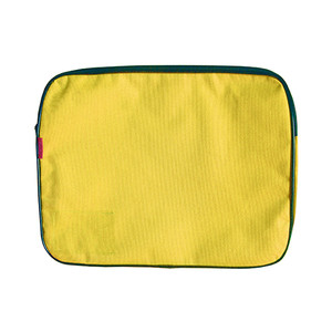CROXLEY CANVAS GUSSET BOOK BAG EA YELLOW-BAG1608
