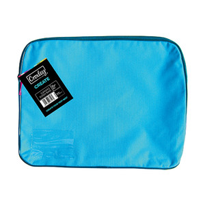 Croxley Canvas Gusset Book Bag Turqoise-BAG1661