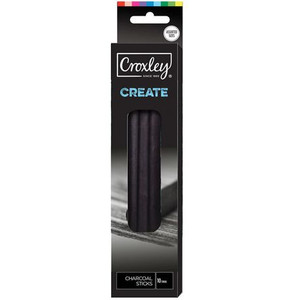 CROXLEY CHARCOAL STICKS 10'S - Pack of 10 sticks-CHA10A
